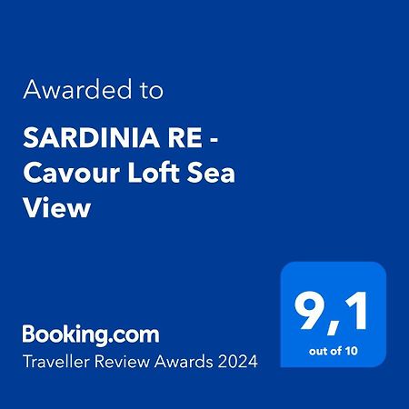 Sardinia Re - Cavour Loft Sea View Lejlighed Alghero Eksteriør billede